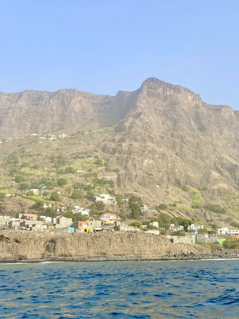 Tarafal beach and town